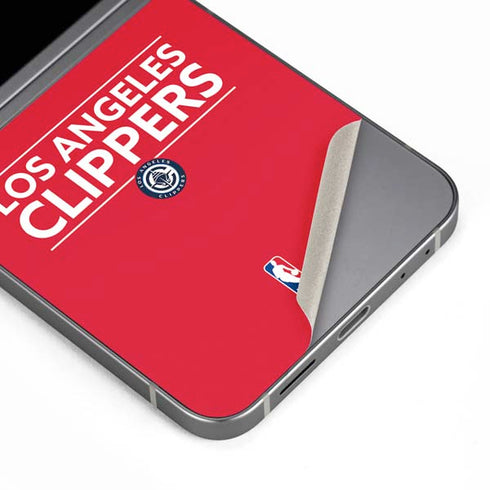 NBA Los Angeles Clippers Standard Red Galaxy Z Flip6 Skin